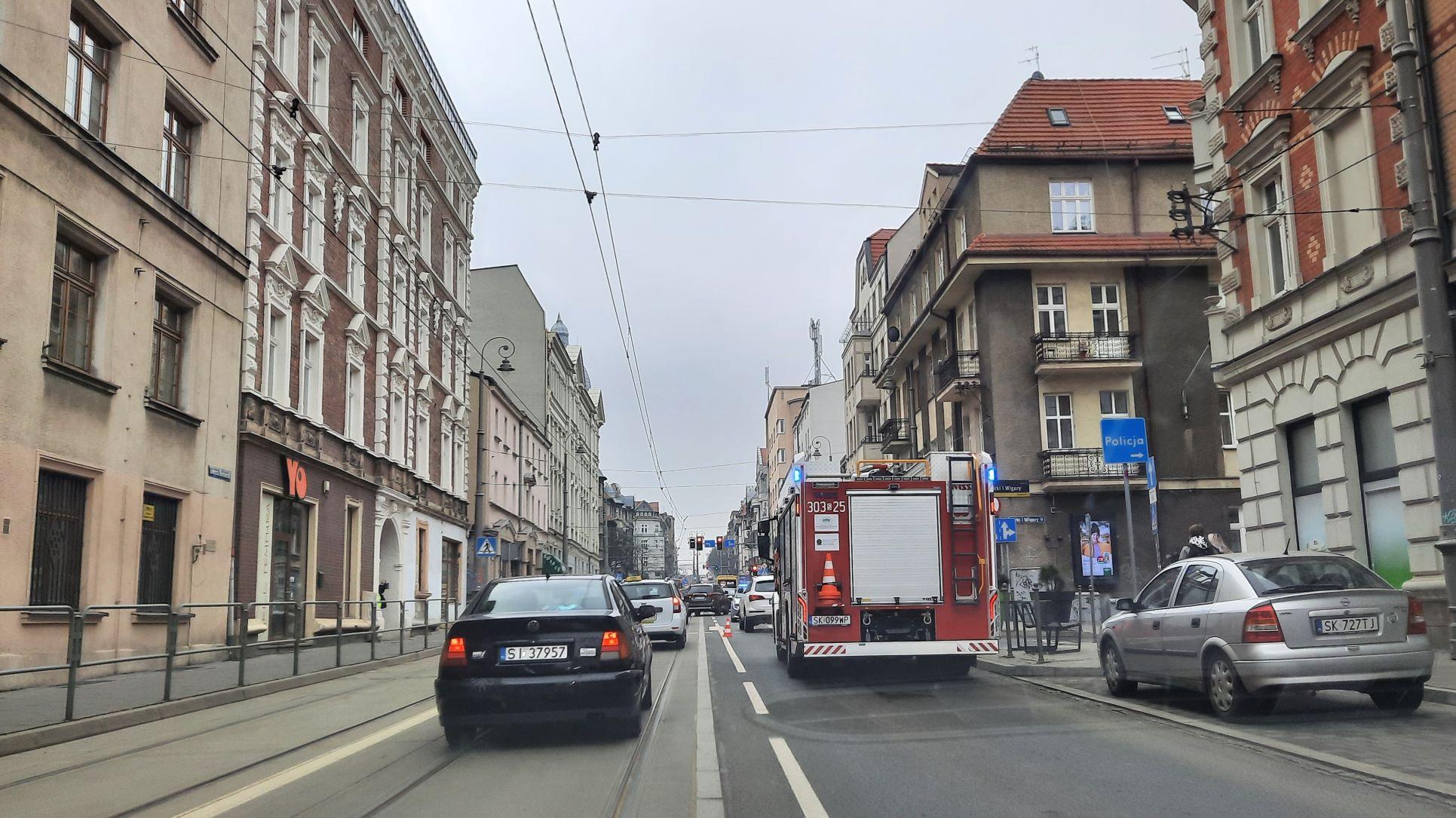 Wypadek Katowice Kościuszki, potrącenie