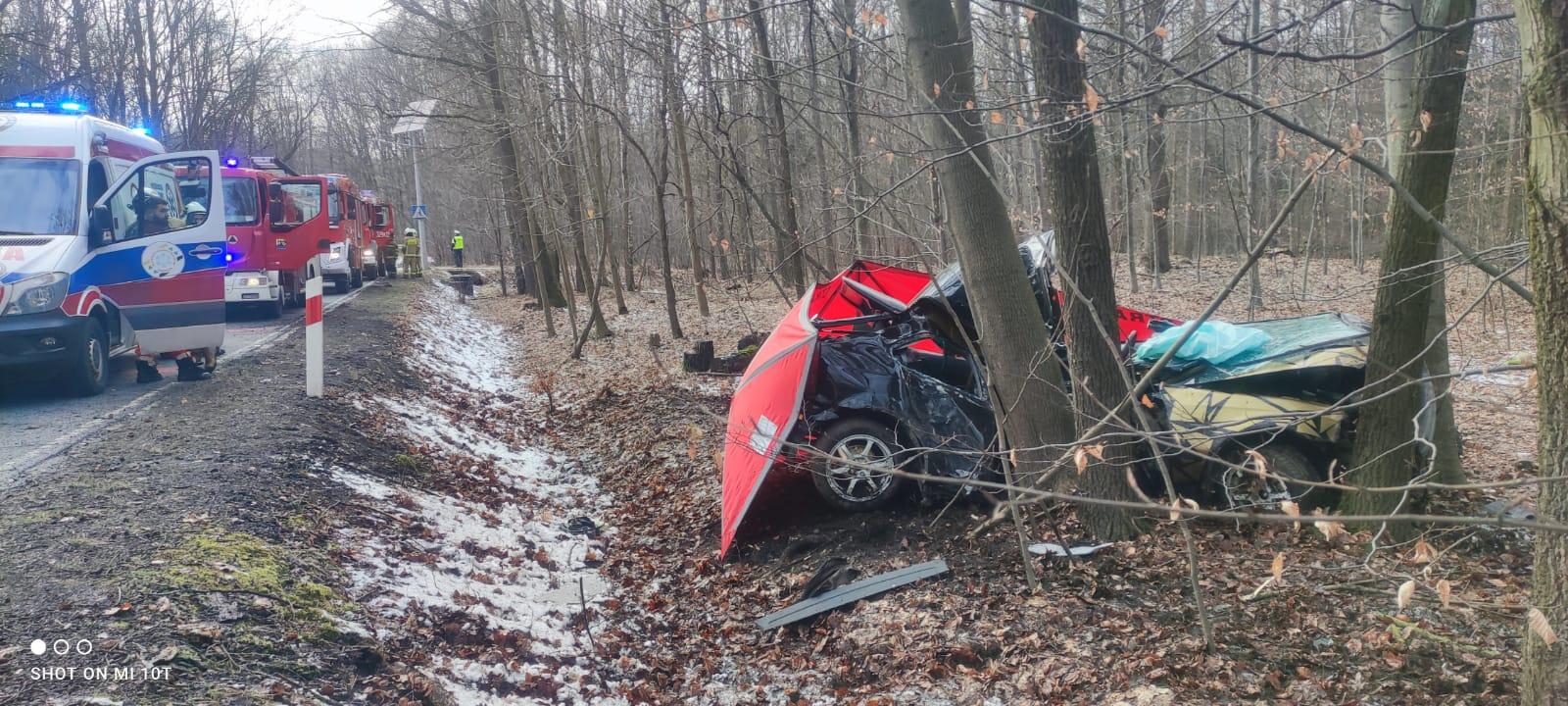 Wypadek katowice szarych szeregow