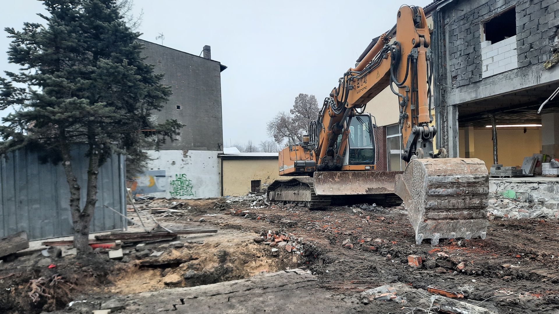 Biedronka w Podlesiu w trakcie remontu