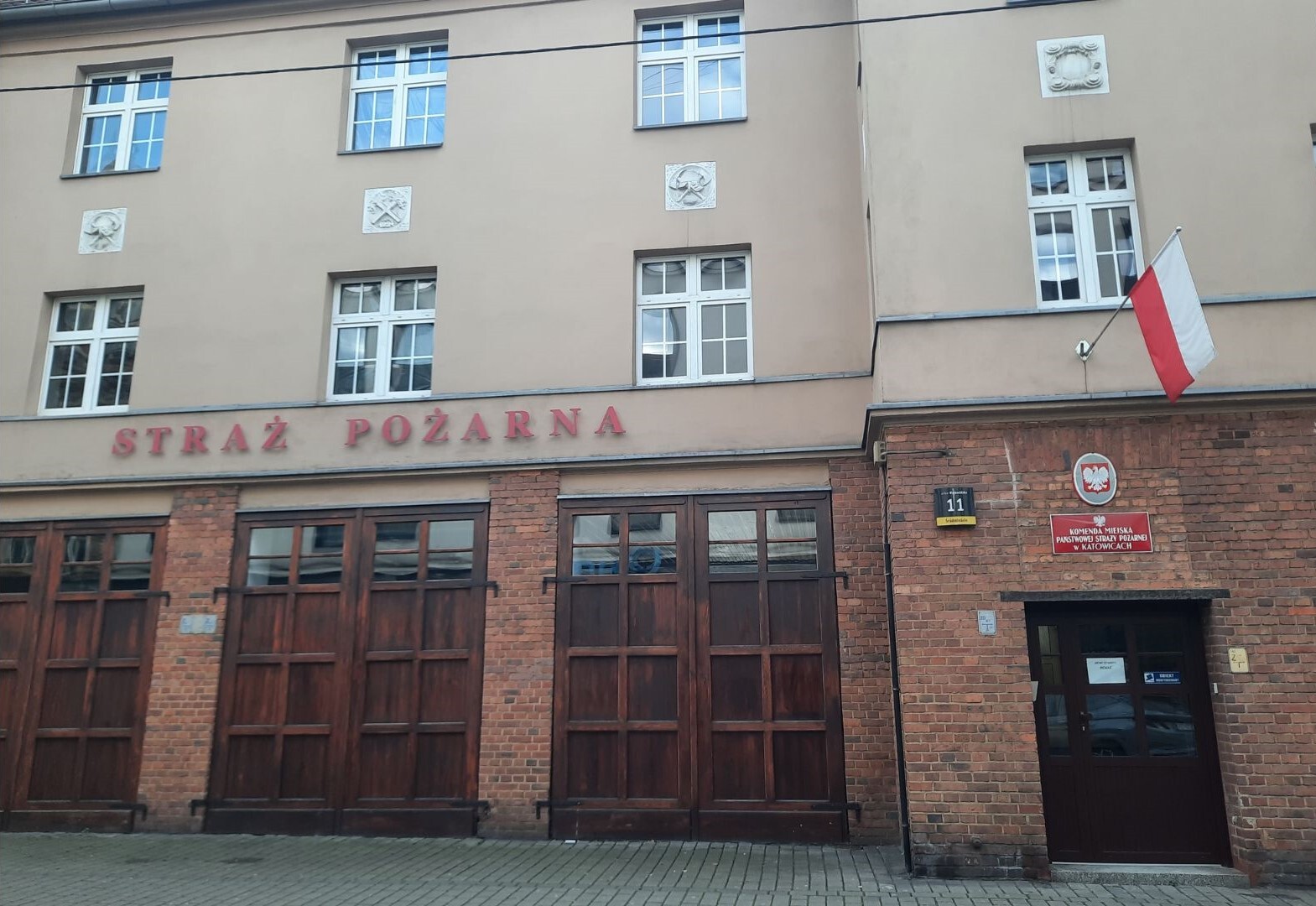 Budynek komendy PSP w Katowicach