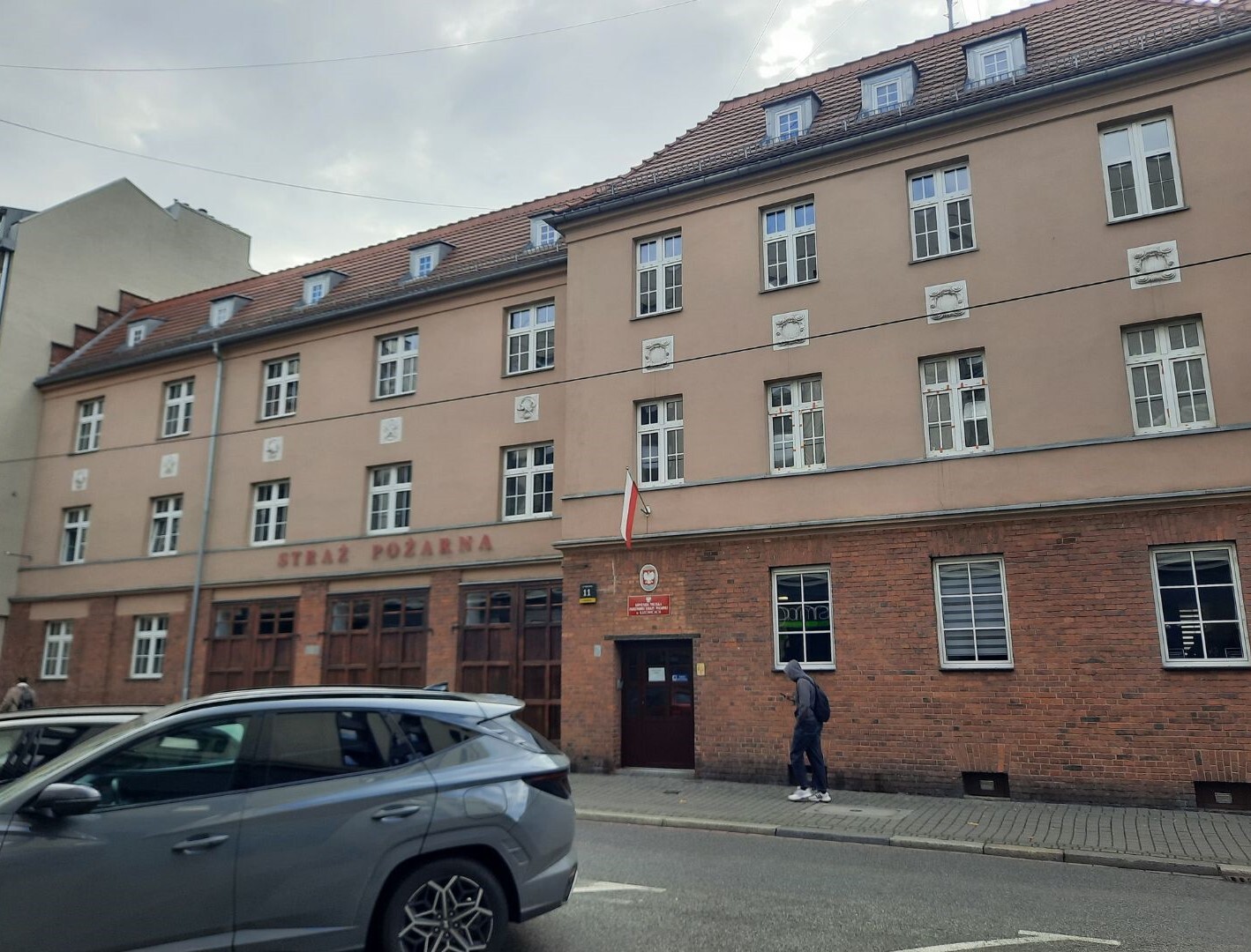 Budynek komendy PSP w Katowicach
