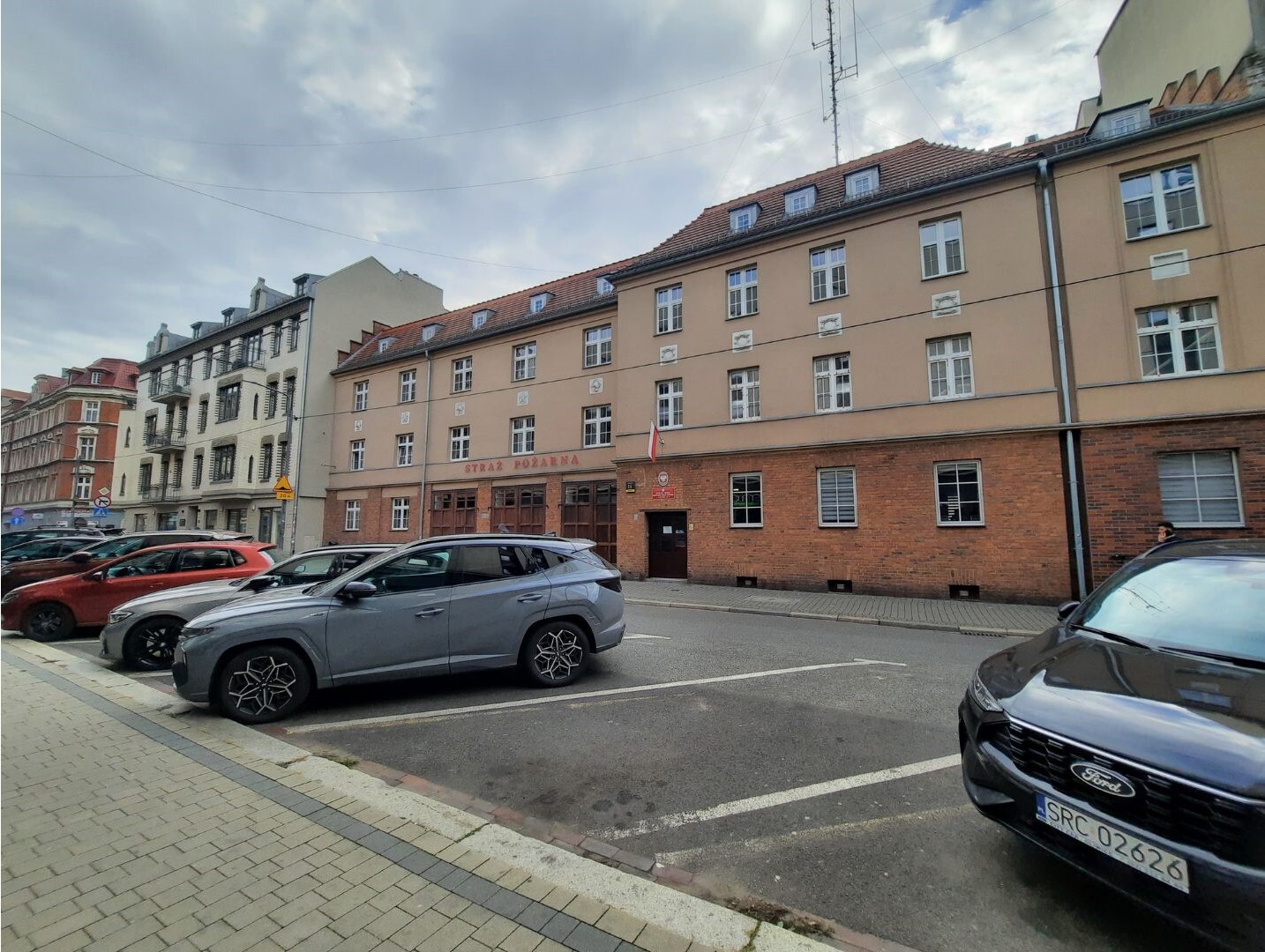 Budynek komendy PSP w Katowicach