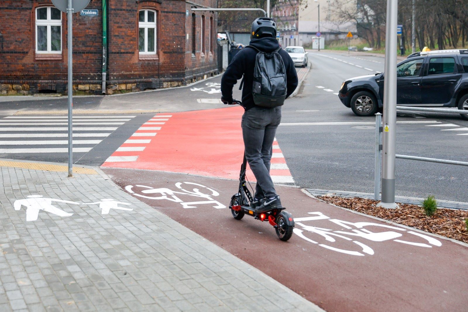 Droga rowerowa Katowice Szopienice Morawa