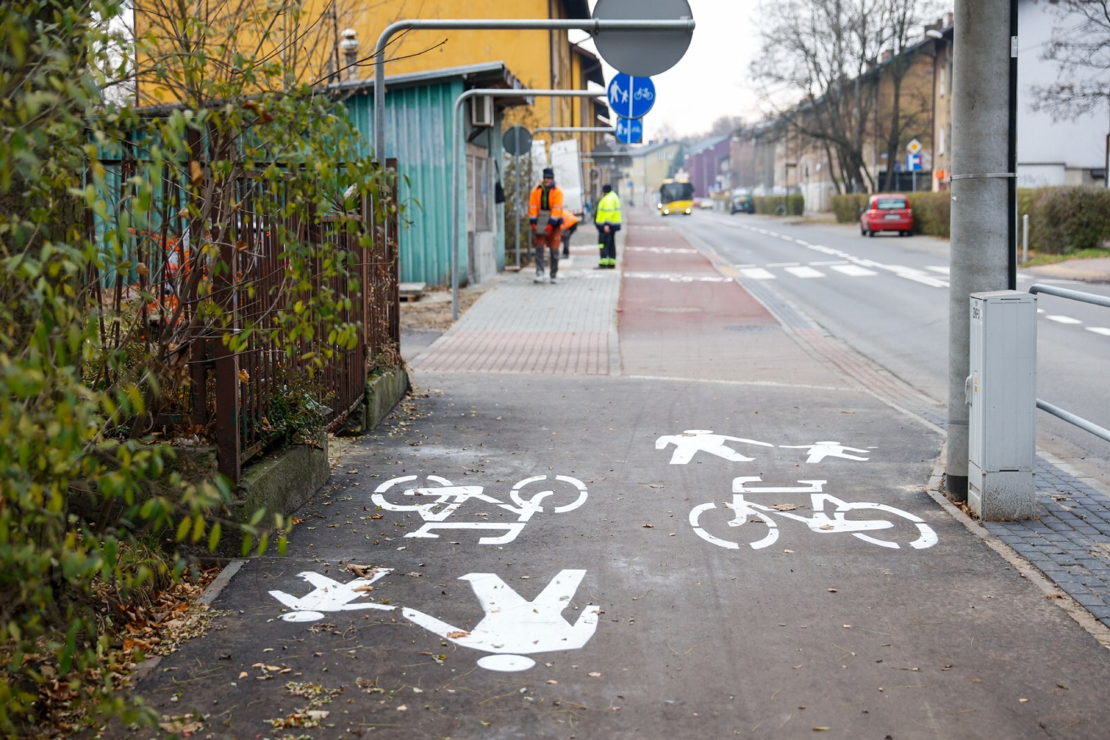 Droga rowerowa Katowice Szopienice Morawa