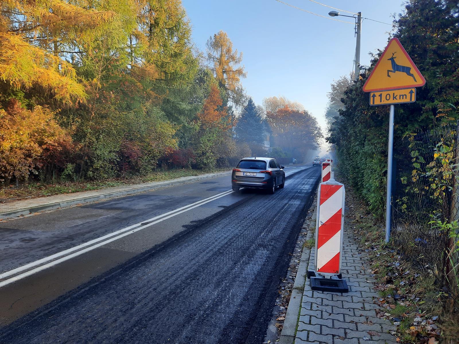 Katowice ulica Hadyny remont