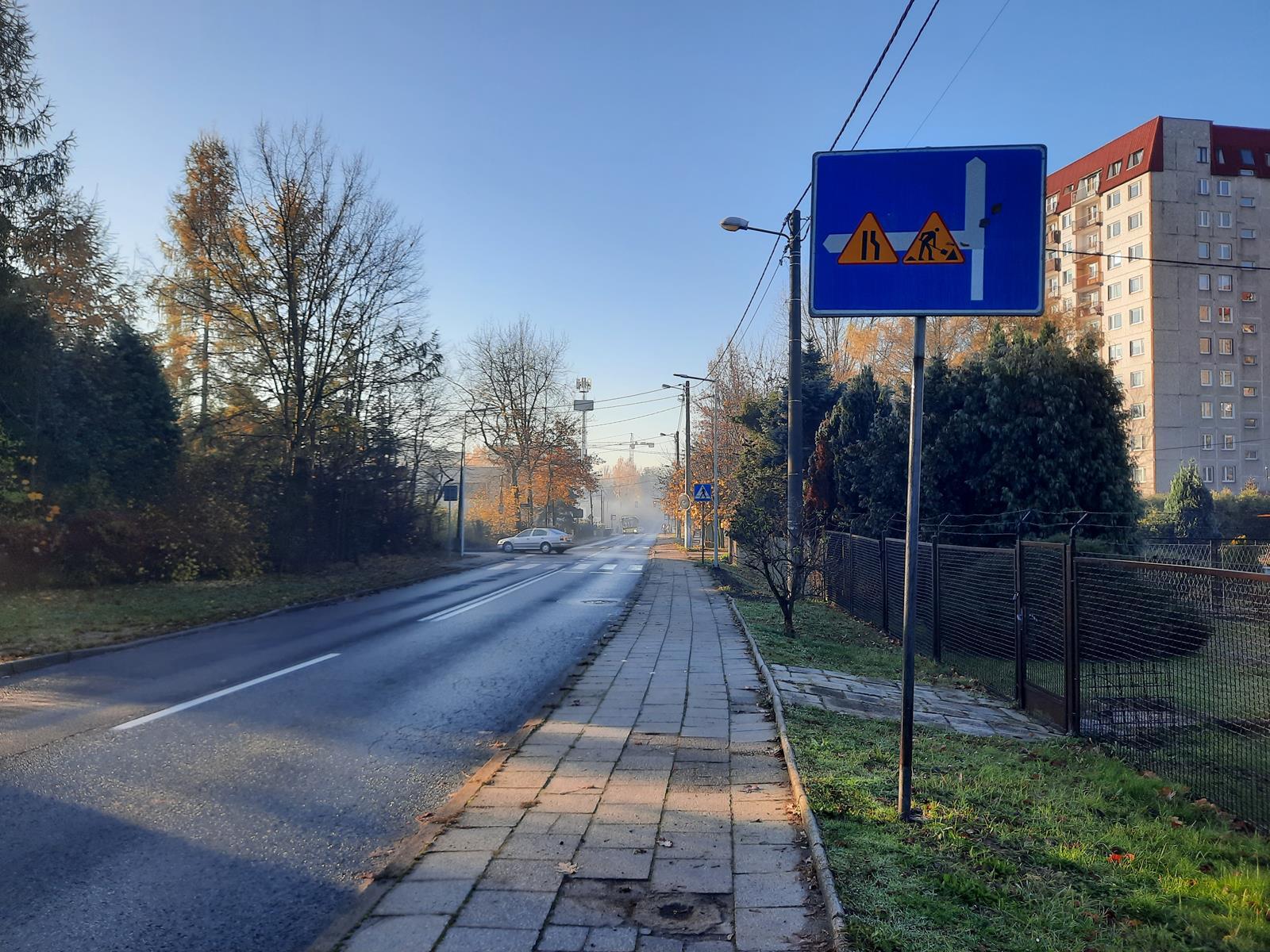 Katowice ulica Hadyny remont