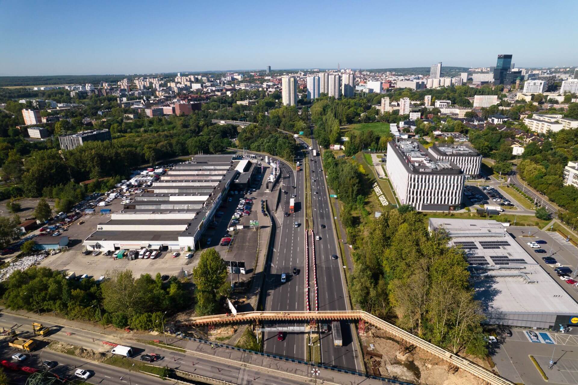 Katowice wiadukty nad droga S86 3