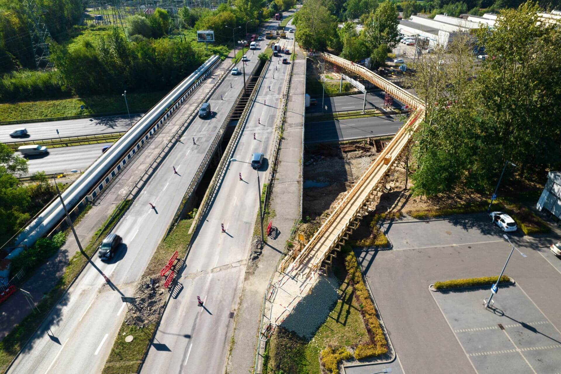 Katowice wiadukty nad droga S86 9