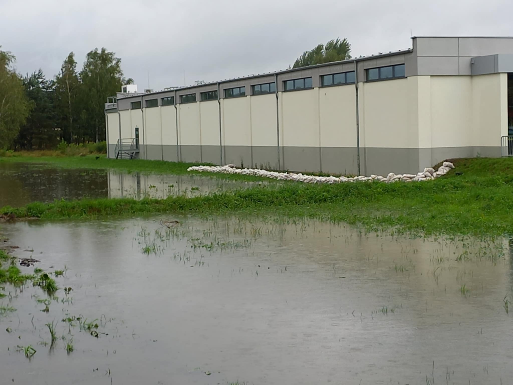 Lidl Zarzecze Katowice rzeka Mleczna