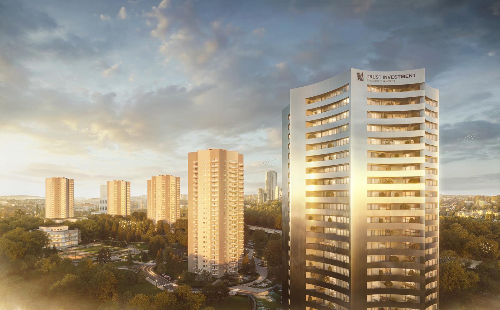 Katowice. Powstanie nowy blok na osiedlu Gwiazdy - ósma gwiazda, zamykająca projekt osiedla. Dzieło dziadka uzupełni architekt Maciej Franta