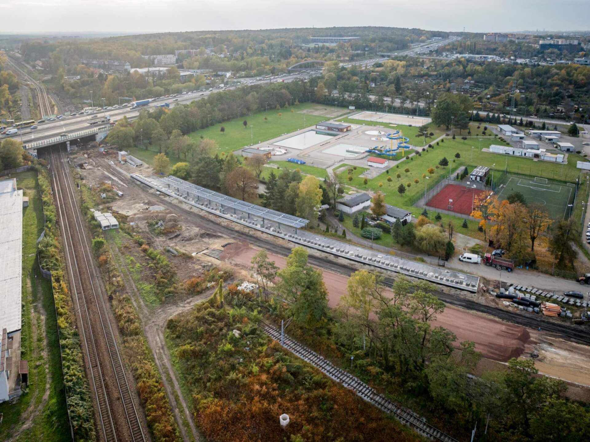 Nowy przystanek Katowice ASP fot Lukasz Hachula Polskie Linie Kolejowe