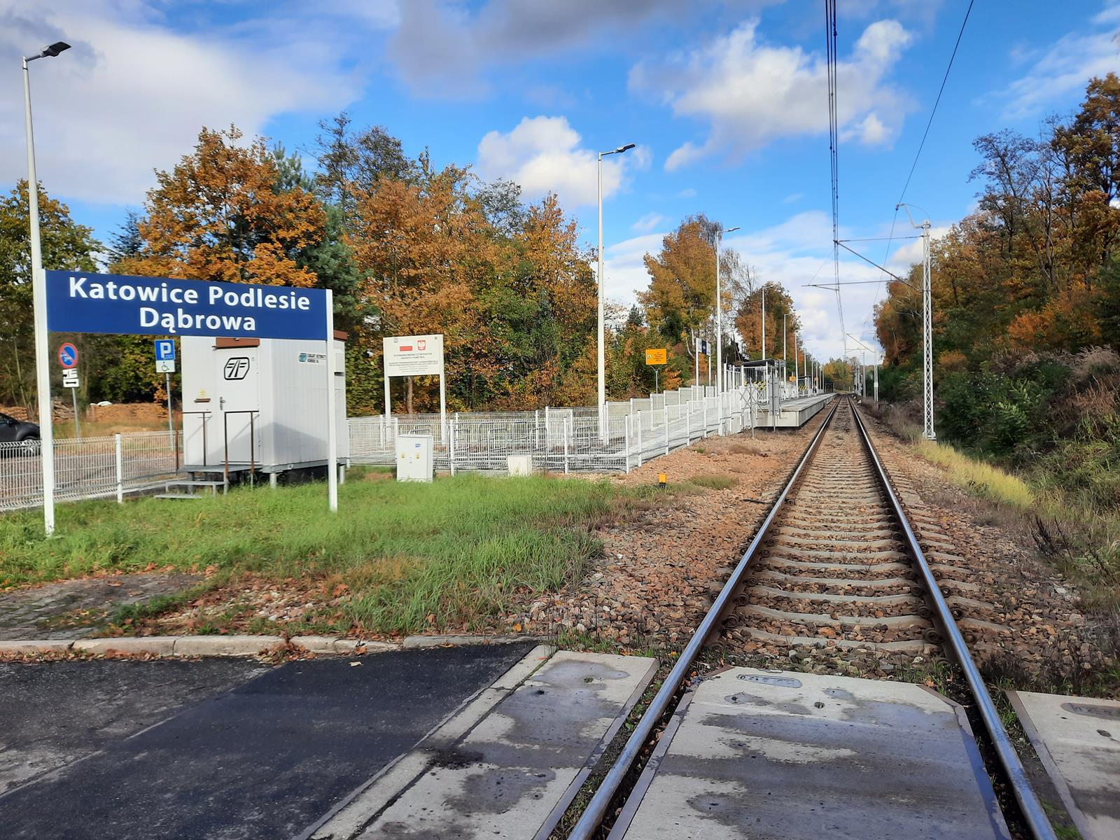 Przystanek kolejowy Katowice Podlesie Dąbrowa