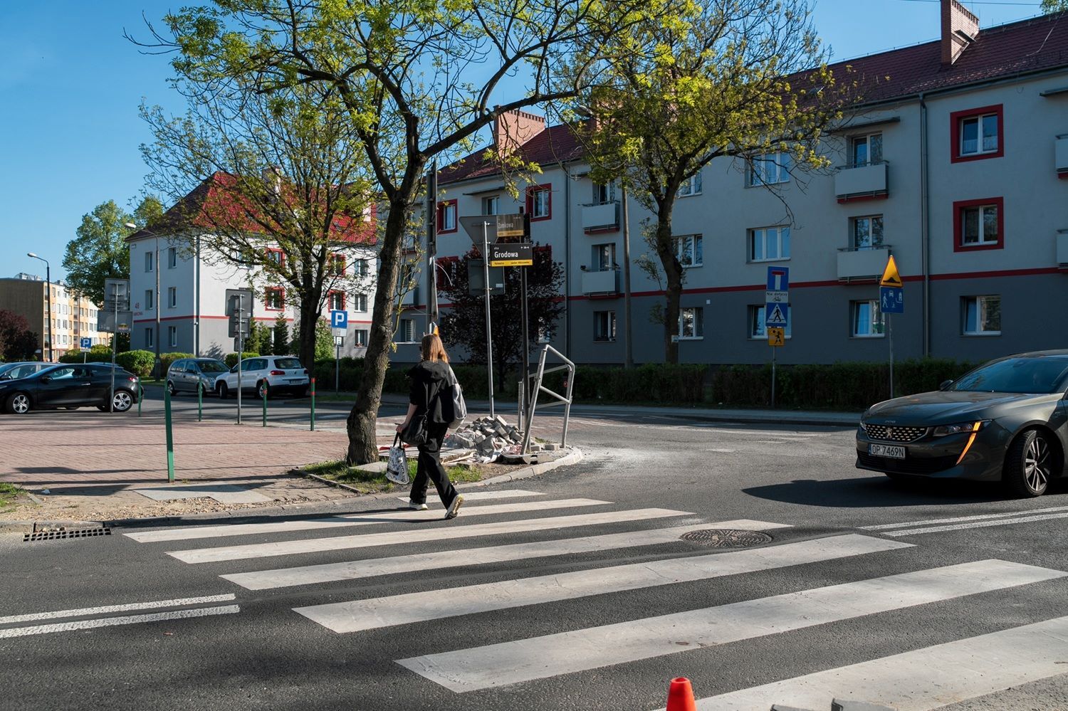 Remont chodnika ul Grodowa Katowice 03
