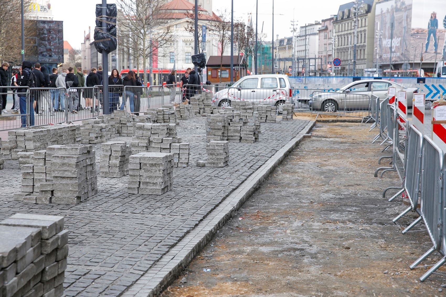 Remont fragmentu ul Mickiewicza Katowice