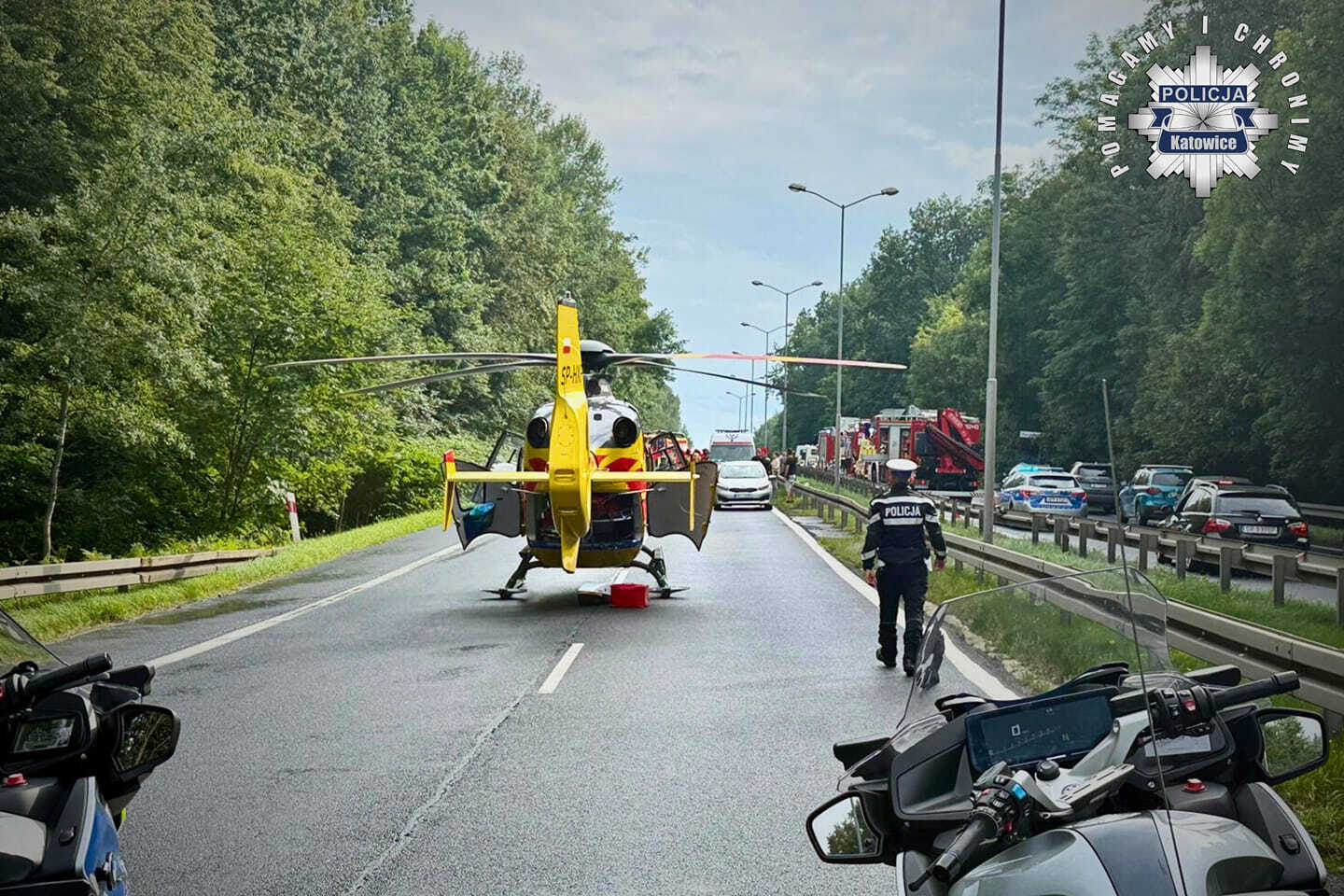 Tragiczny wypadek na S86