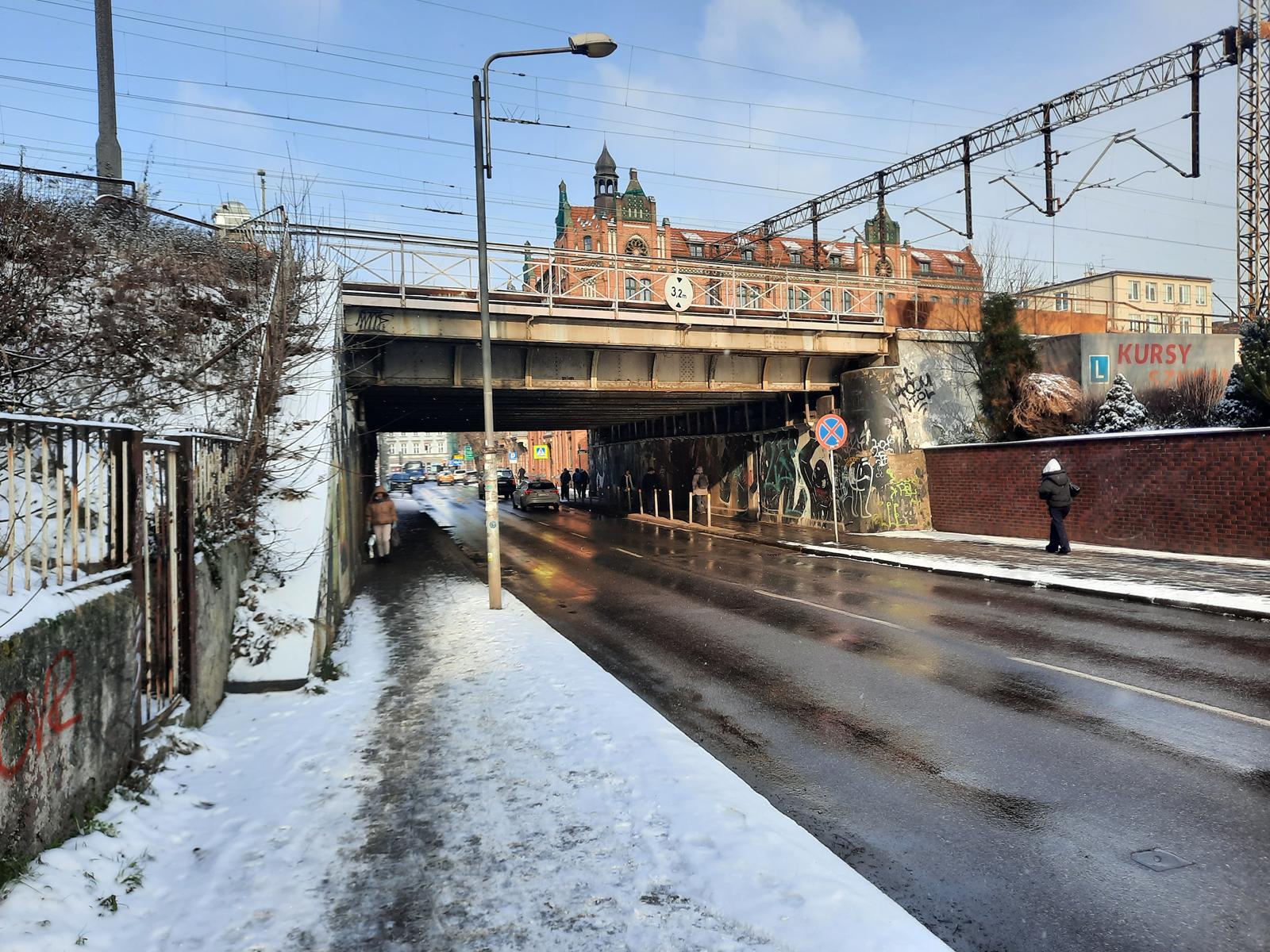 Wiadukt Damrota Katowice styczeń 2026