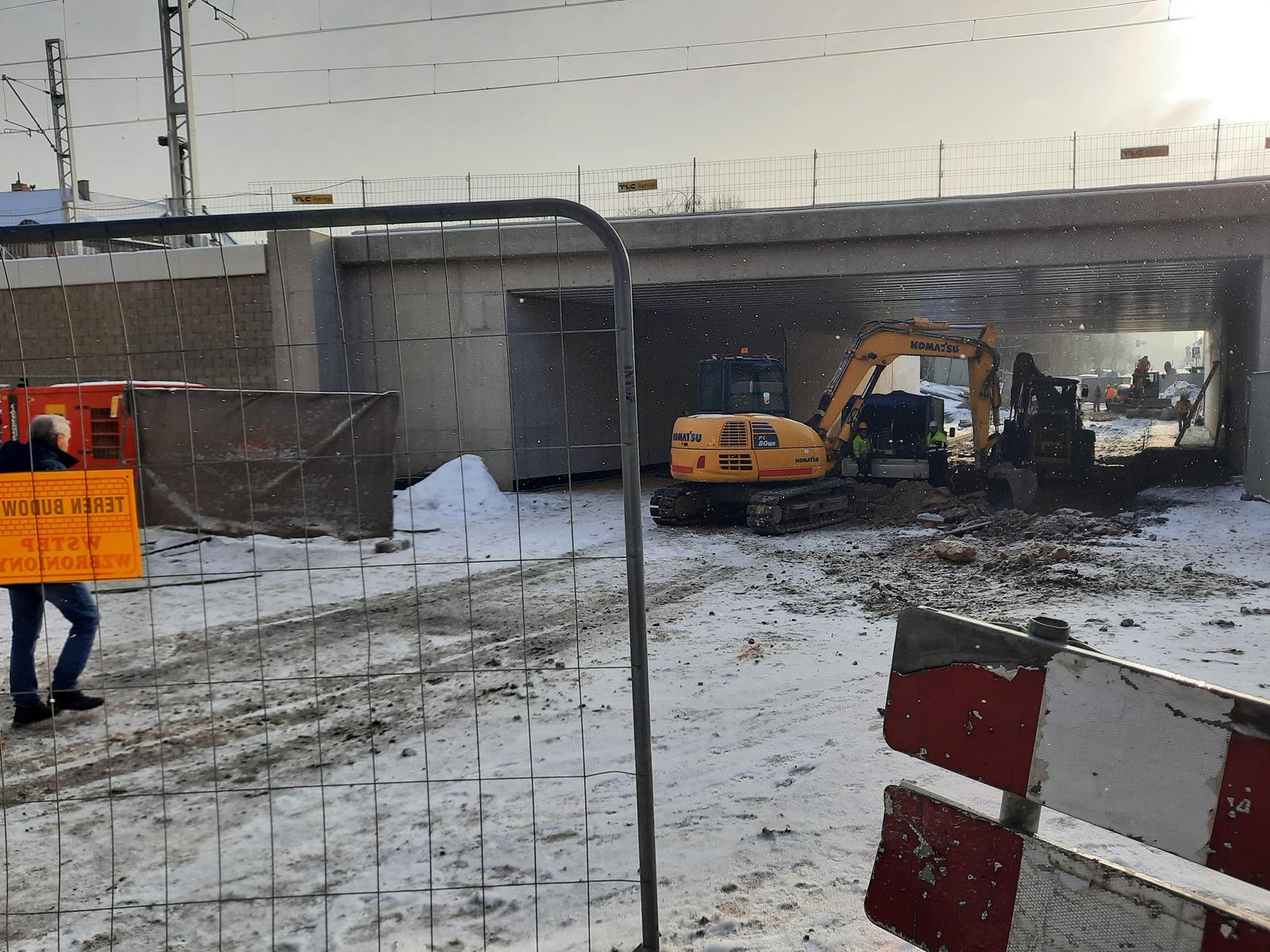 Wiadukt Graniczna Katowice styczeń 2026