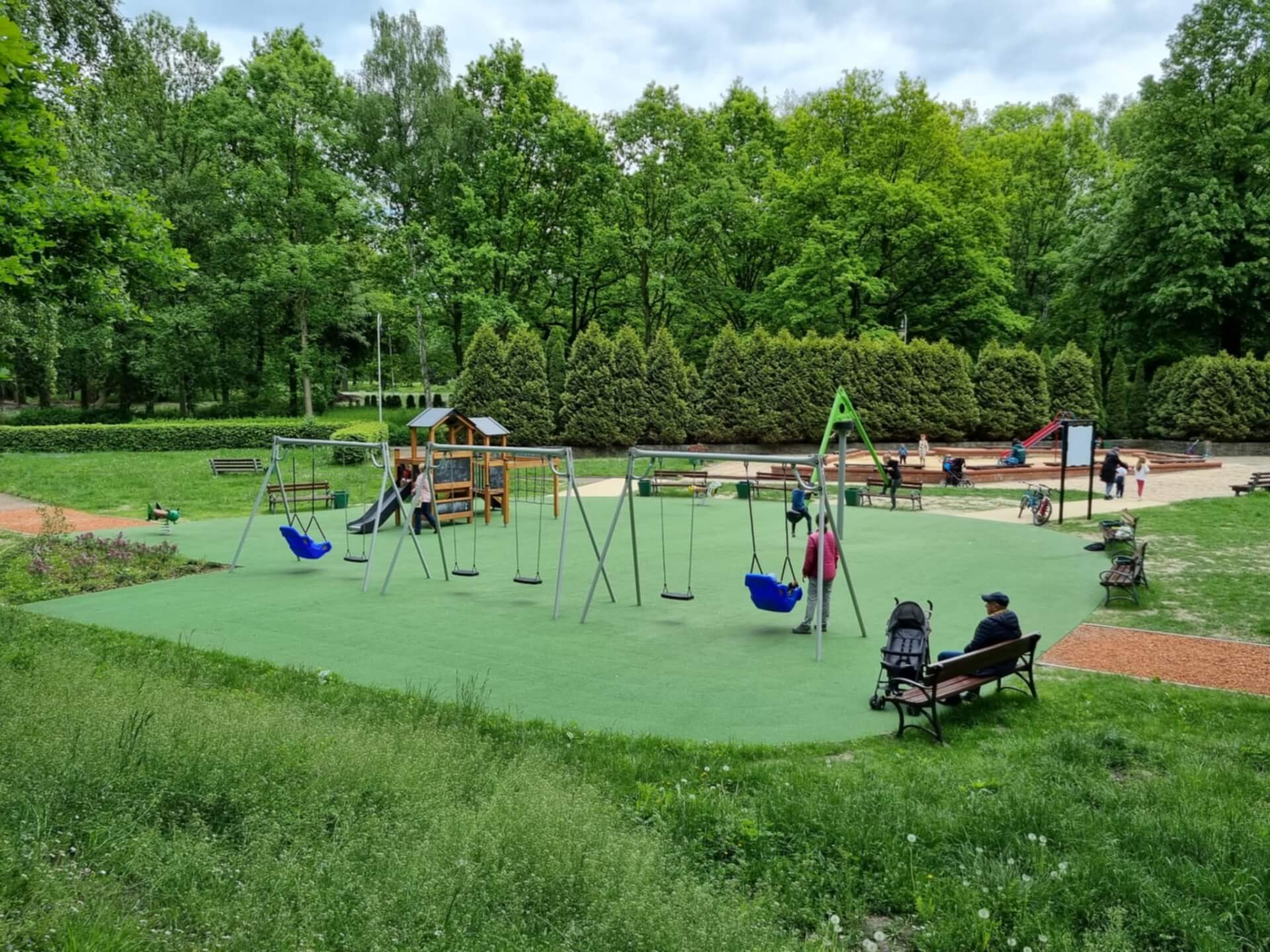 Plac zabaw  „Dzieciniec” w parku Kościuszki