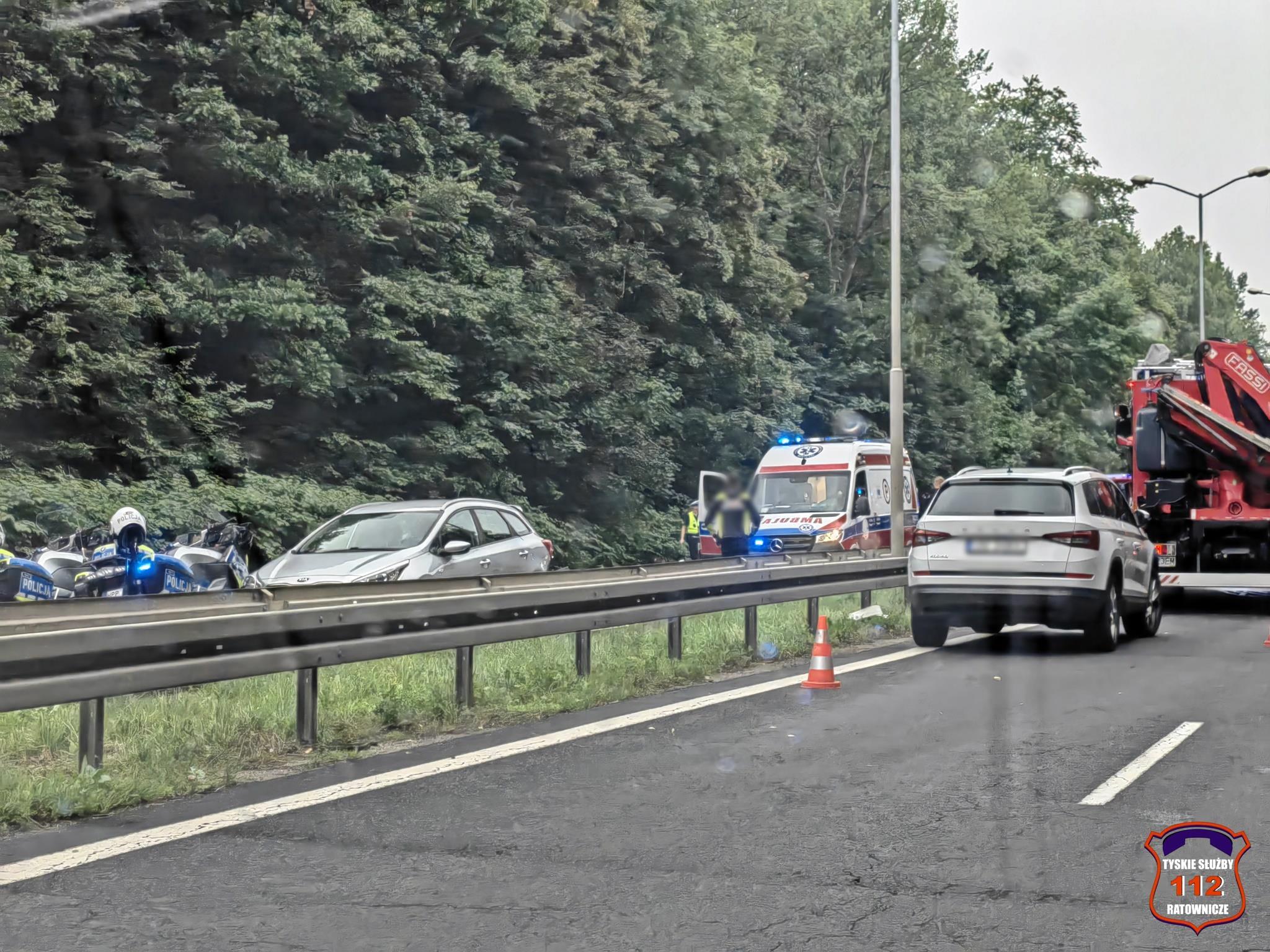 Wypadek DK 86 Katowice Murcki 26 07 2025