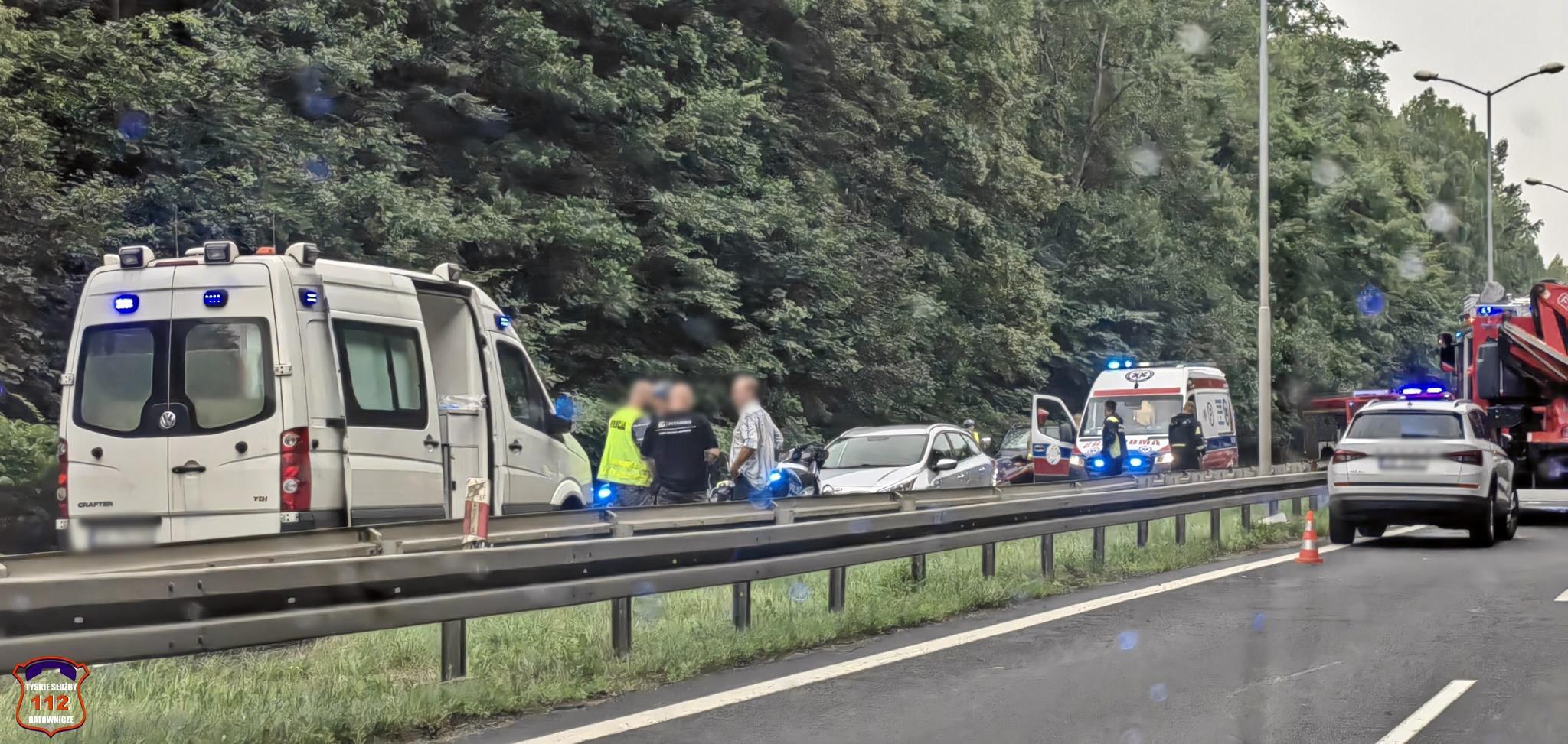 Wypadek DK 86 Katowice Murcki 26 07 2025