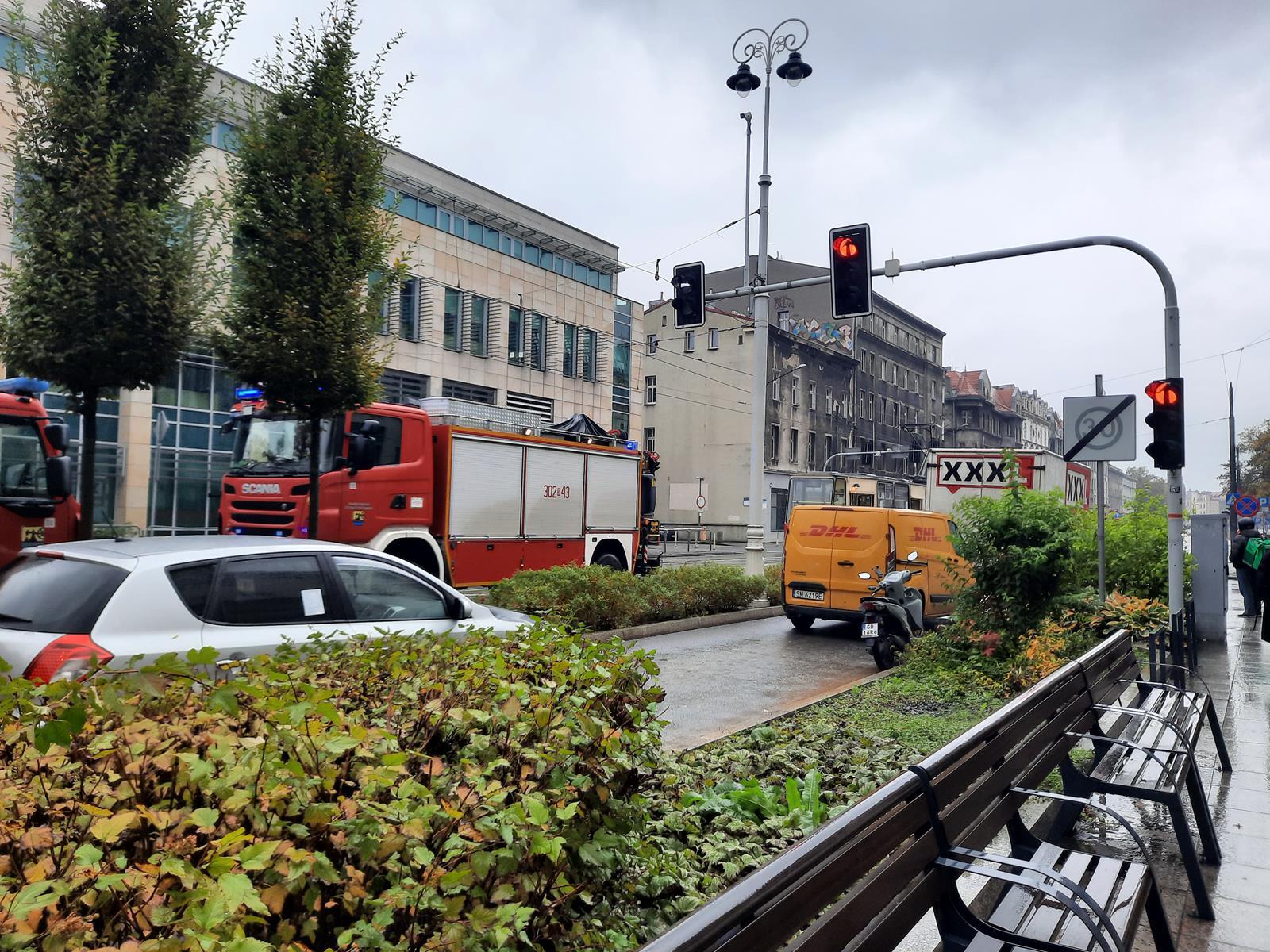 Wypadek Katowice Warszawska 11 10 2025