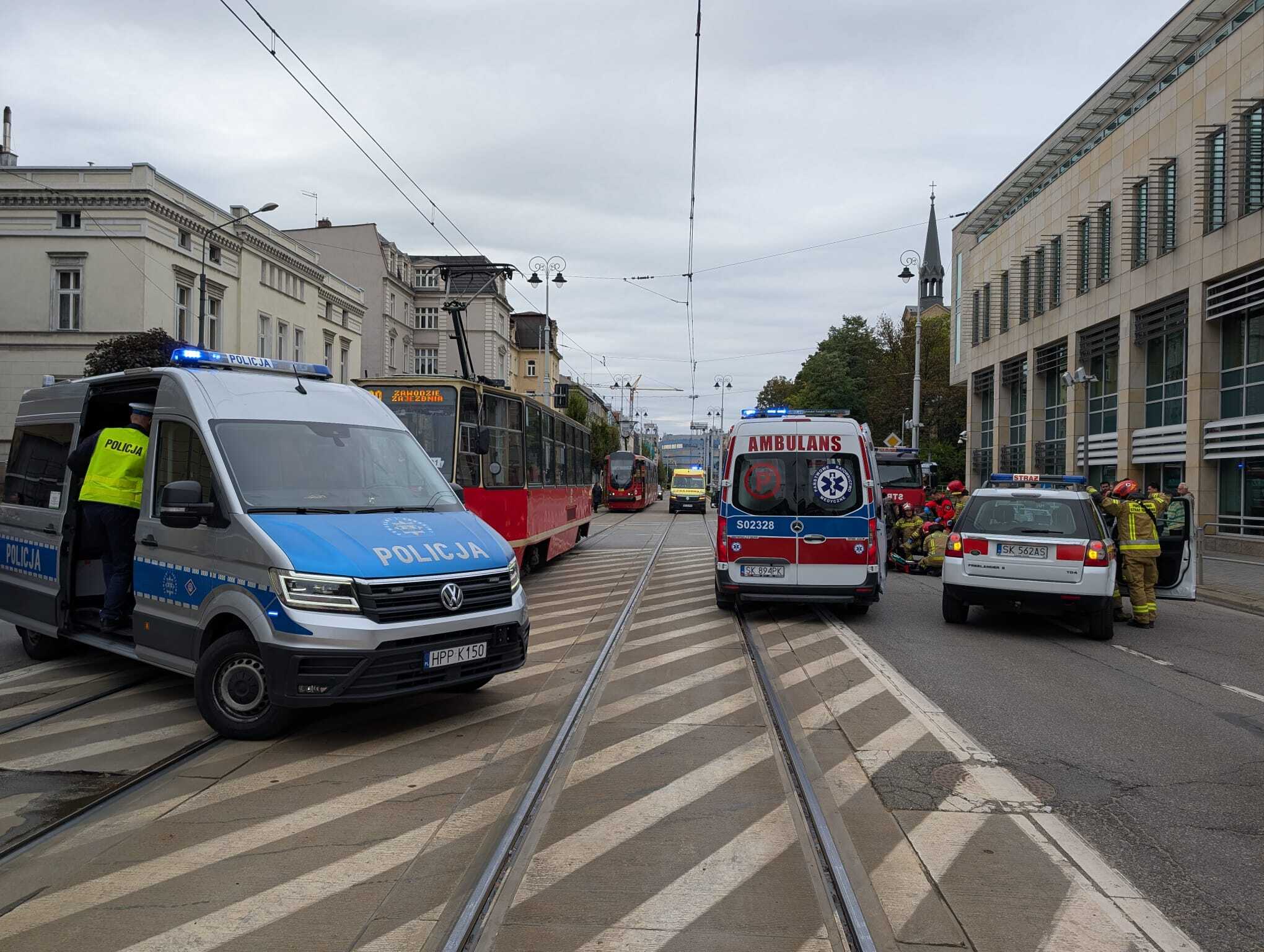 Wypadek Warszawska Katowice