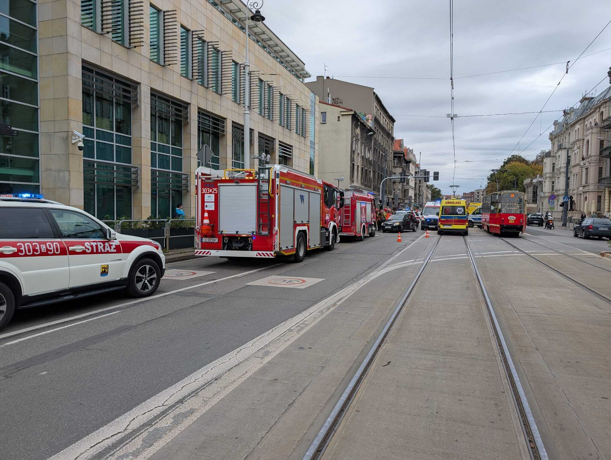 Wypadek Warszawska Katowice