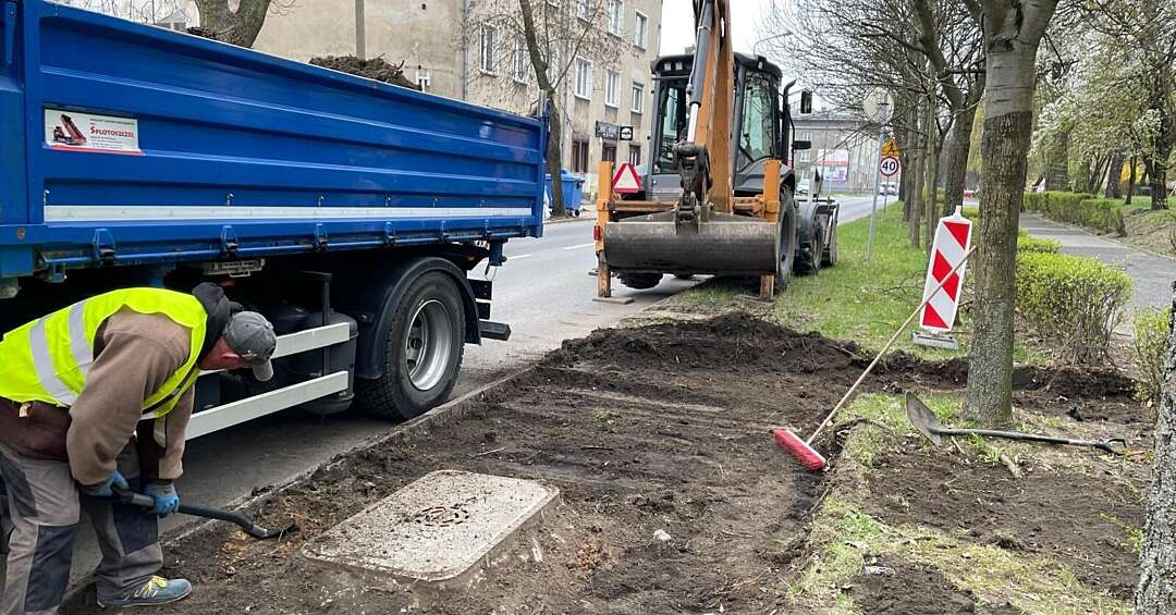 Katowice. Zaczęła się budowa nowych przystanków autobusowych na ulicy Szczecińskiej w Wełnowcu-Józefowcu