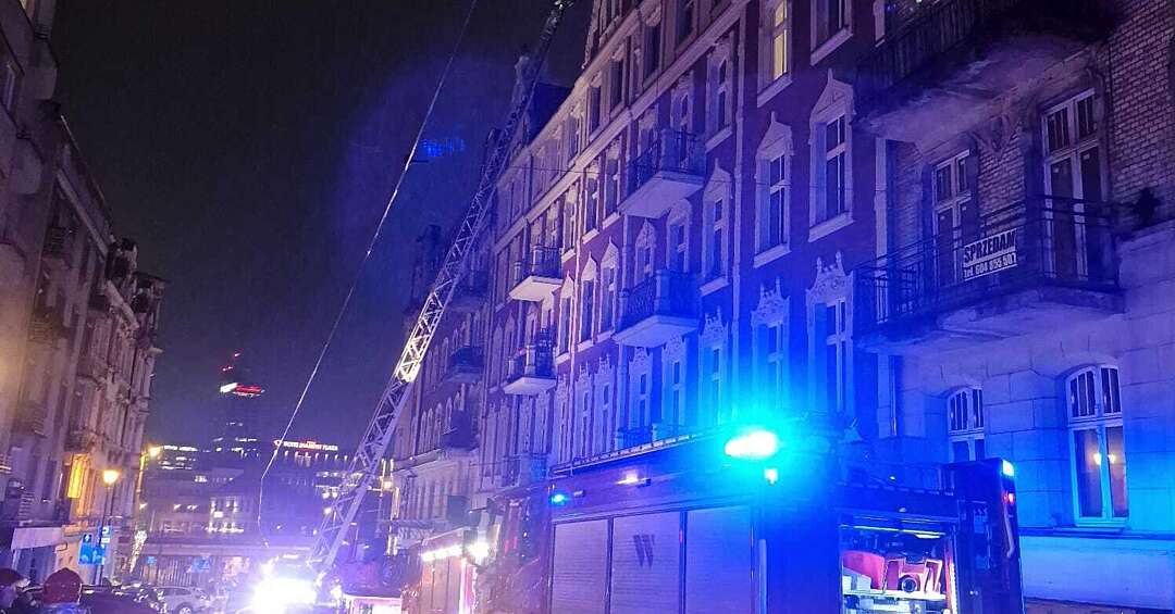 Pozar katowice srodmiescie Pozar katowice srodmiescie