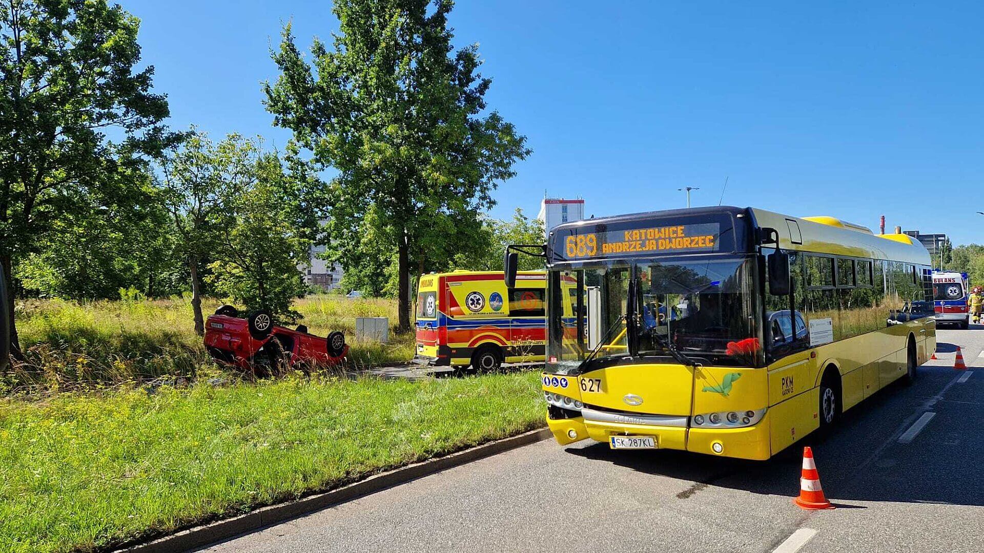 Zderzenie na Mikolowskiej Zderzenie na Mikolowskiej