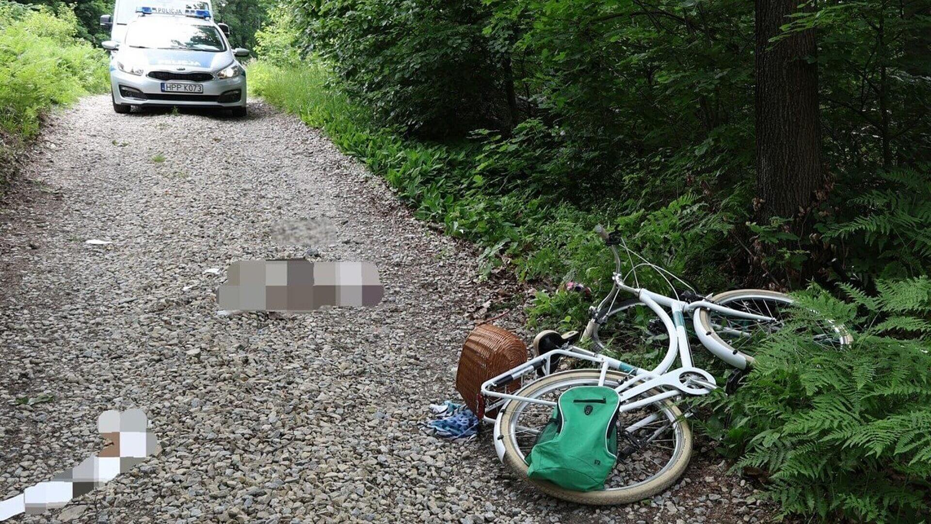 Wypadek rowerzystki Katowice Wypadek rowerzystki Katowice