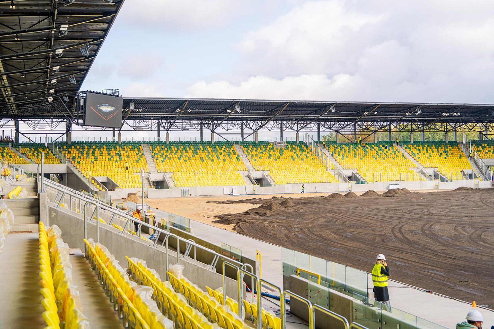 Stadion Miejski Katowice, budowa na finiszu Stadion Miejski Katowice, budowa na finiszu