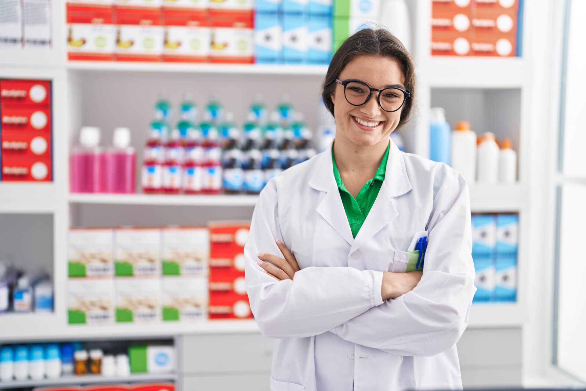 Farmaceutka w aptece Farmaceutka w aptece