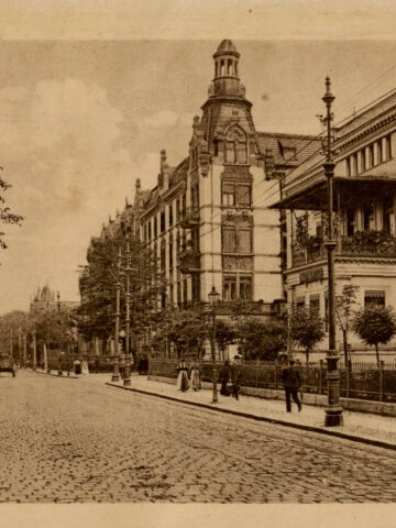 Friedrichstrasse - ulica Fryderyka, później Warszawska Friedrichstrasse - ulica Fryderyka, później Warszawska