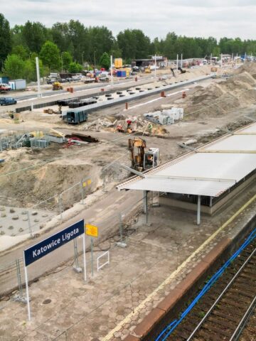 Przebudowa stacja Ligota Przebudowa stacja Ligota