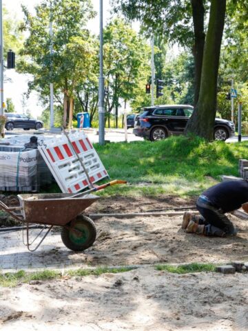 Przejazd rowerowy Brynowska Parkowa Katowice Przejazd rowerowy Brynowska Parkowa Katowice