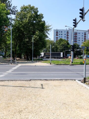 Przejazd rowerowy Brynowska Parkowa Katowice Przejazd rowerowy Brynowska Parkowa Katowice