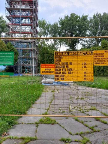 Wieża spadochronowa w parku Kościuszki zostanie wyremontowana Wieża spadochronowa w parku Kościuszki zostanie wyremontowana