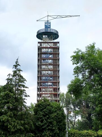 Wieża spadochronowa w parku Kościuszki zostanie wyremontowana Wieża spadochronowa w parku Kościuszki zostanie wyremontowana