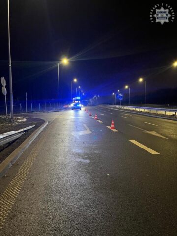 Wypadek Katowice DK81 02 Wypadek Katowice DK81 02