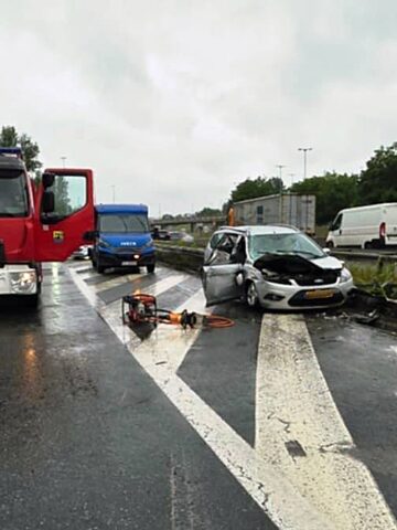 Wypadek cysterna A4 Katowice 8 Wypadek cysterna A4 Katowice 8