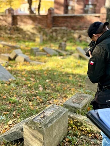 Kirkut myslowice zniszczenie 3 Kirkut myslowice zniszczenie 3