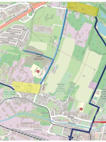 Mapa rowerowa katowice marzec 2024 Mapa rowerowa katowice marzec 2024