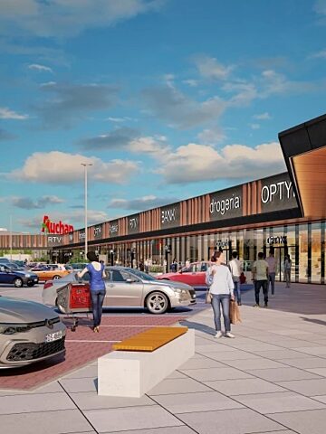 Mikołów Park przy CH Auchan, wizualizacja Mikołów Park przy CH Auchan, wizualizacja