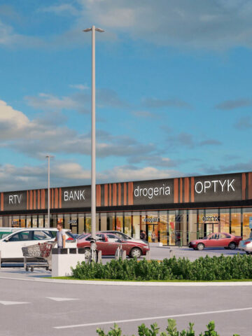 Mikołów Park przy CH Auchan, wizualizacja Mikołów Park przy CH Auchan, wizualizacja