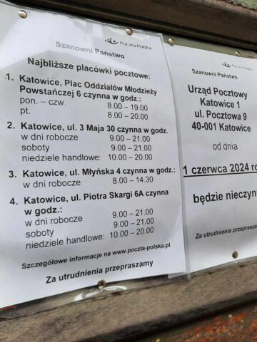 Poczta katowice pocztowa 17 Poczta katowice pocztowa 17