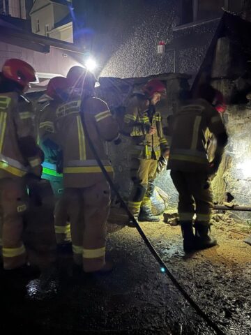 Pożar w klasztorze dominikanów w Katowicach Pożar w klasztorze dominikanów w Katowicach