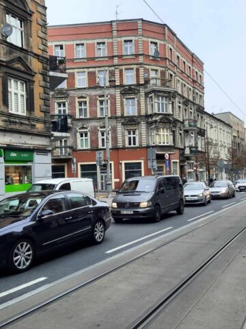 Ulica Kościuszki, Katowice, 7.10 2024 Ulica Kościuszki, Katowice, 7.10 2024