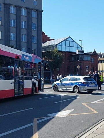 Wypadek w Katowicach na ul. Skargi Wypadek w Katowicach na ul. Skargi