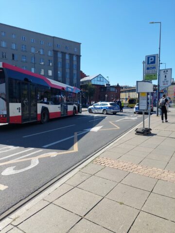 Wypadek w Katowicach na ul. Skargi Wypadek w Katowicach na ul. Skargi